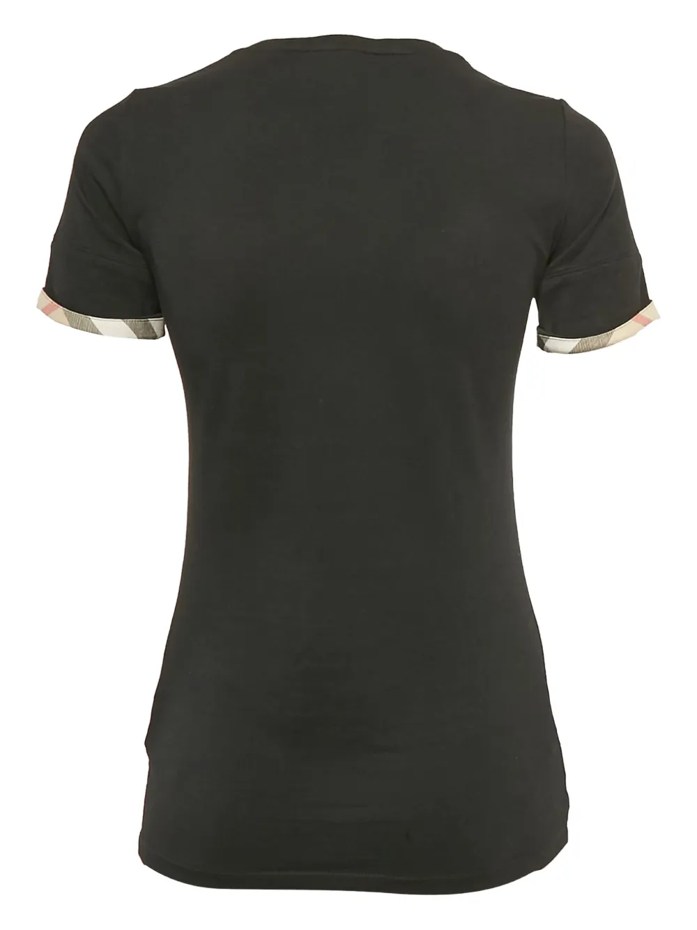 Burberry Pre-Owned playera con ribete a cuadros | Image 2