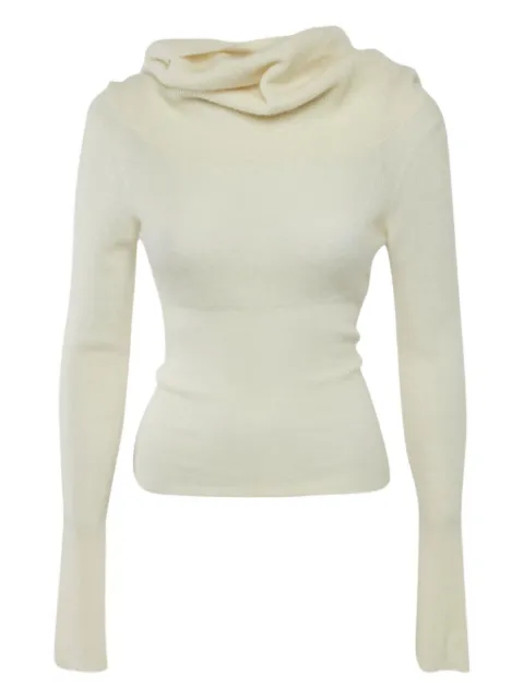 Jacquemus Pre-Owned pull à col bénitier