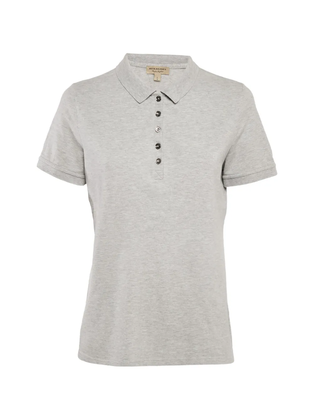 Burberry Pre-Owned logo polo top - Grigio
