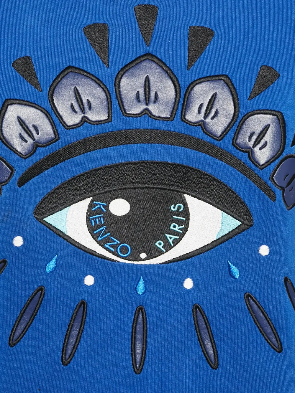KENZO Pre-owned Eye-motif Embroidered Sweatshirt In Blue