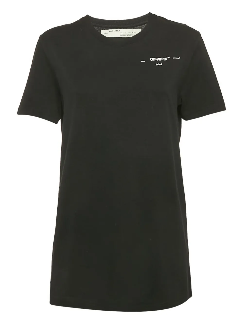 Pre-owned Off-white Floral-print T-shirt In Black