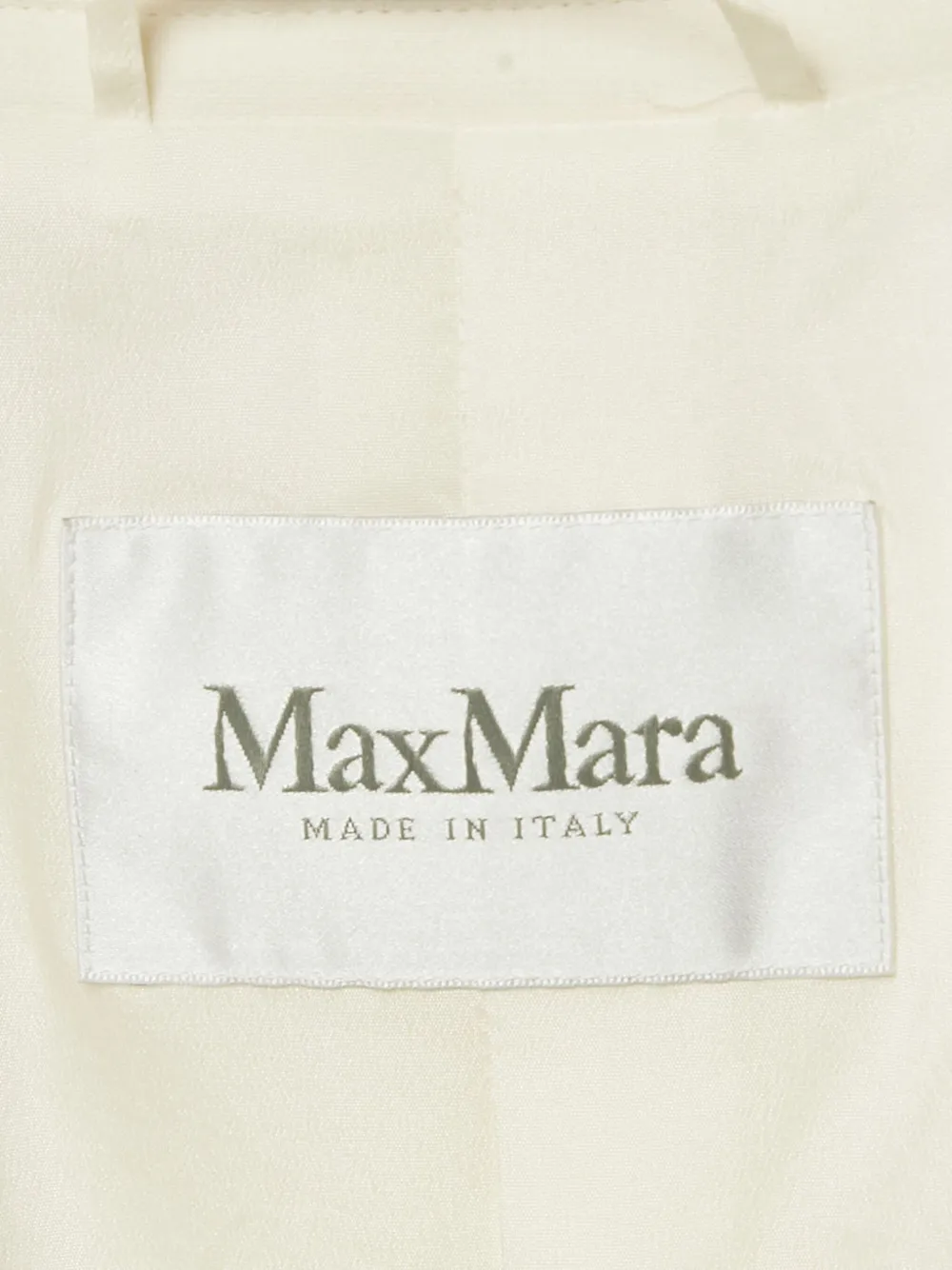 MAX MARA Pre-owned Double-breasted Coat In Neutral