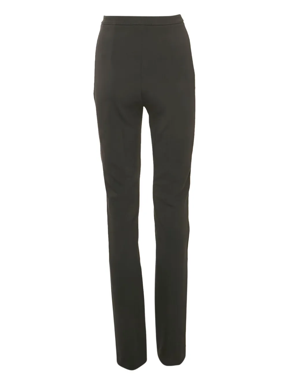 Pre-owned Elisabetta Franchi High-waist Trousers In Black