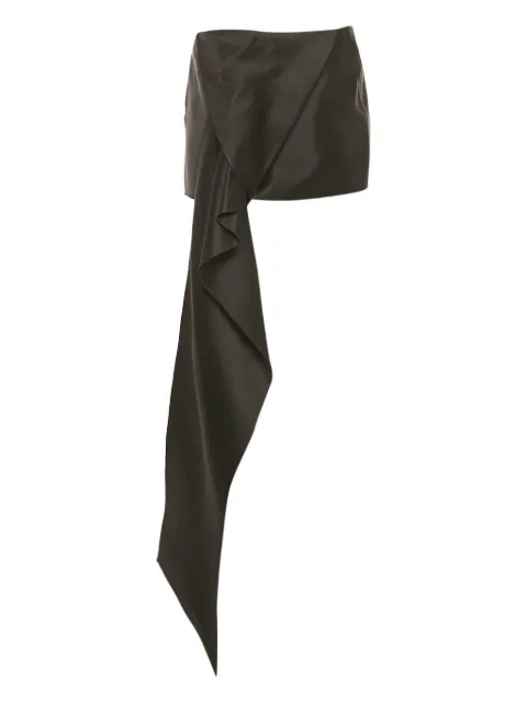 Prada Pre-Owned satin draped skirt