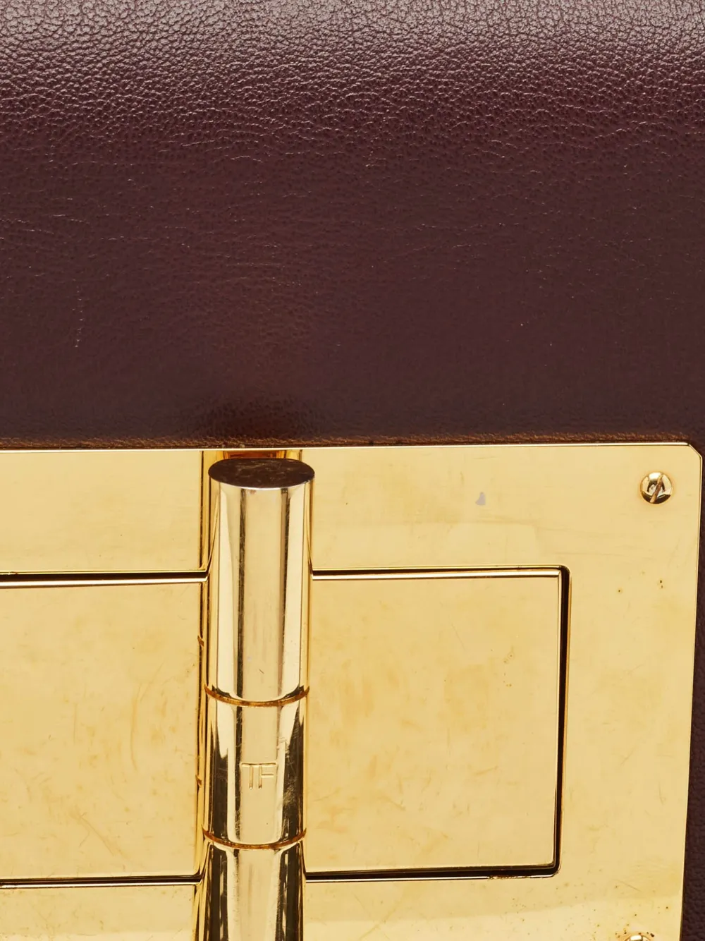 TOM FORD Pre-owned Natalia Leather Shoulder Bag In Red