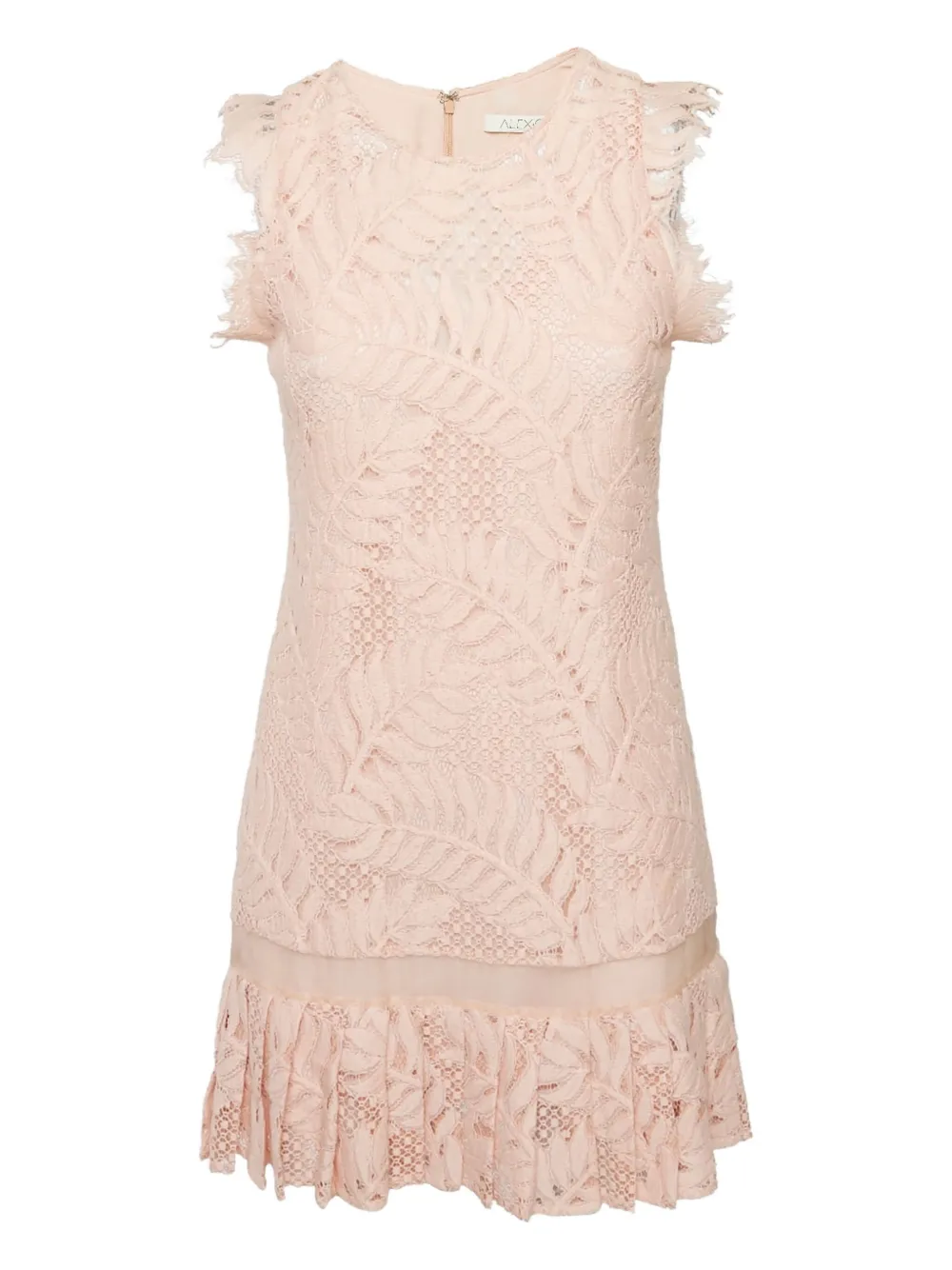 Pre-owned Alexis Lace Shift Dress In Pink