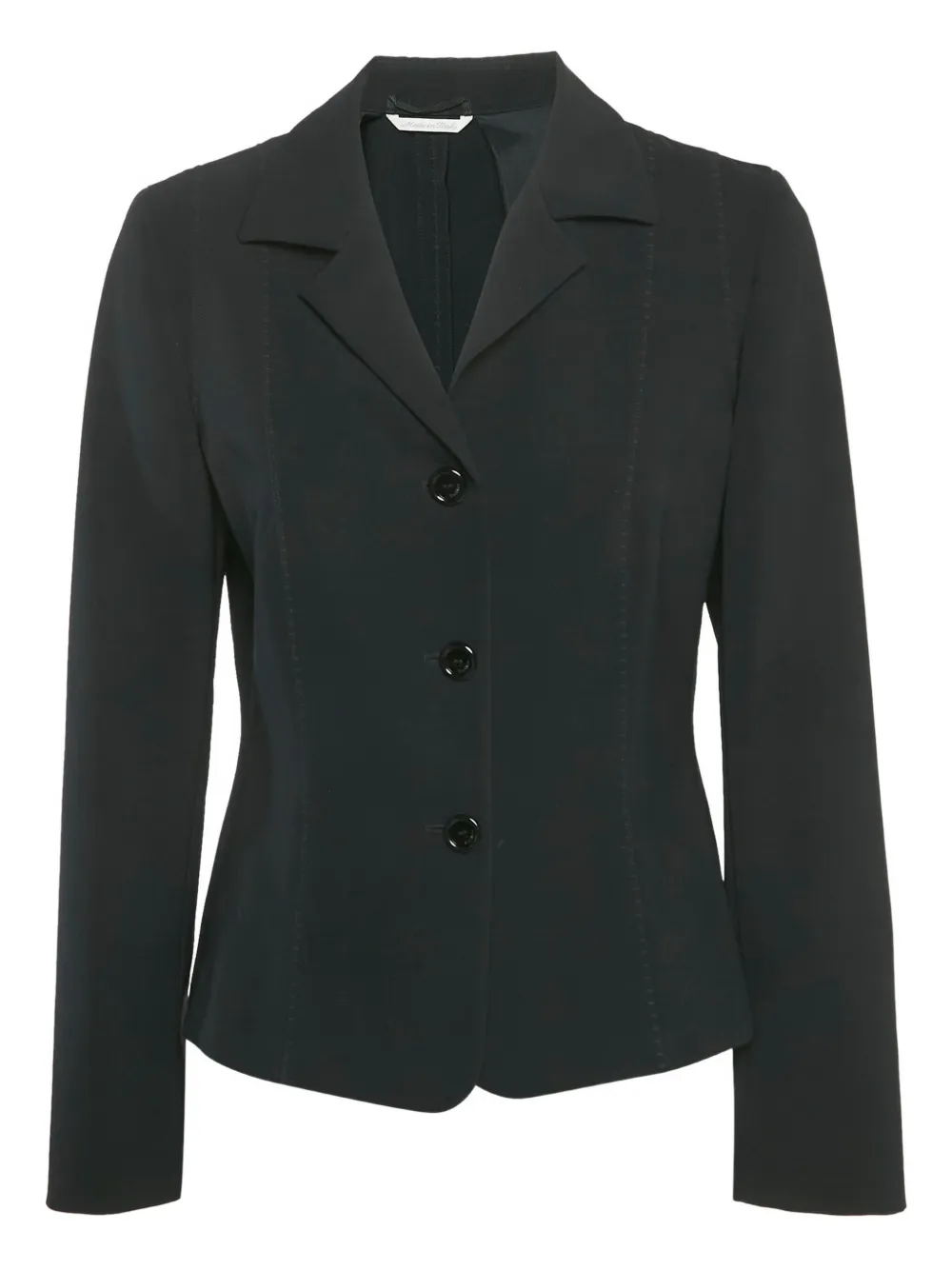 Pre-owned Max Mara Button-down Blazer In Black