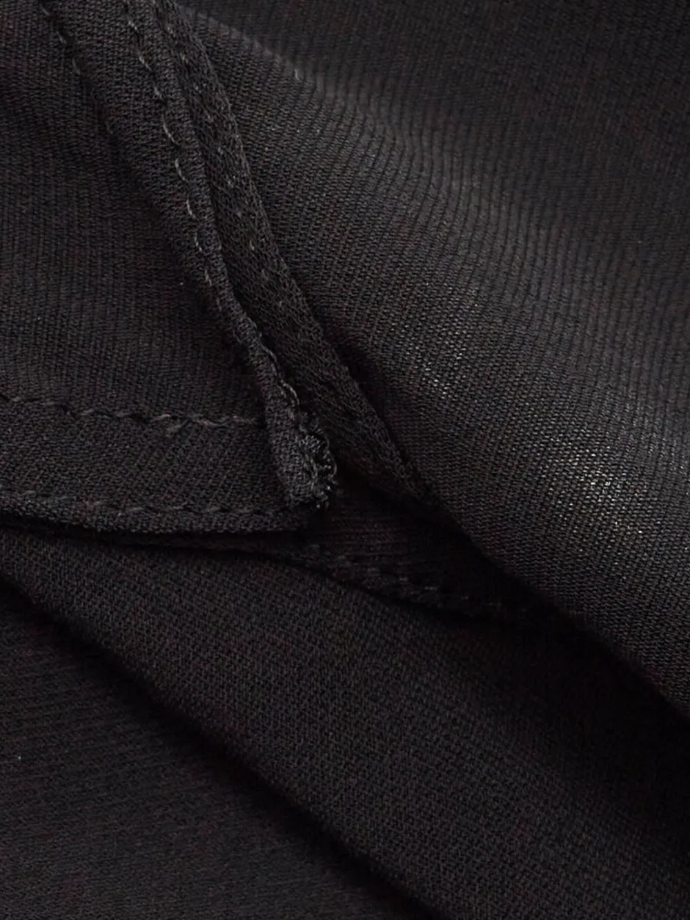 Burberry Pre-Owned Chiffon midi-jurk met ceintuur - Zwart