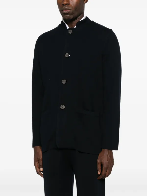 ジャケット・アウター EMPORIO ARMANI MELTON WOOL ZIP JACKET EMPORIO ARMANI MELTON WOOL ZIP JACKET