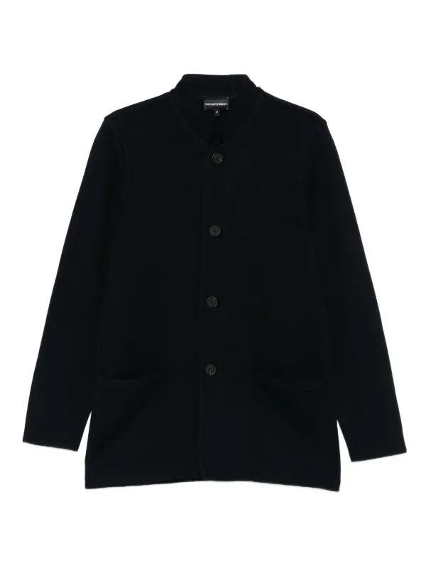 ジャケット・アウター emporio armani wool heavy gabardine coat Emporio Armani wool heavy gabardine coat