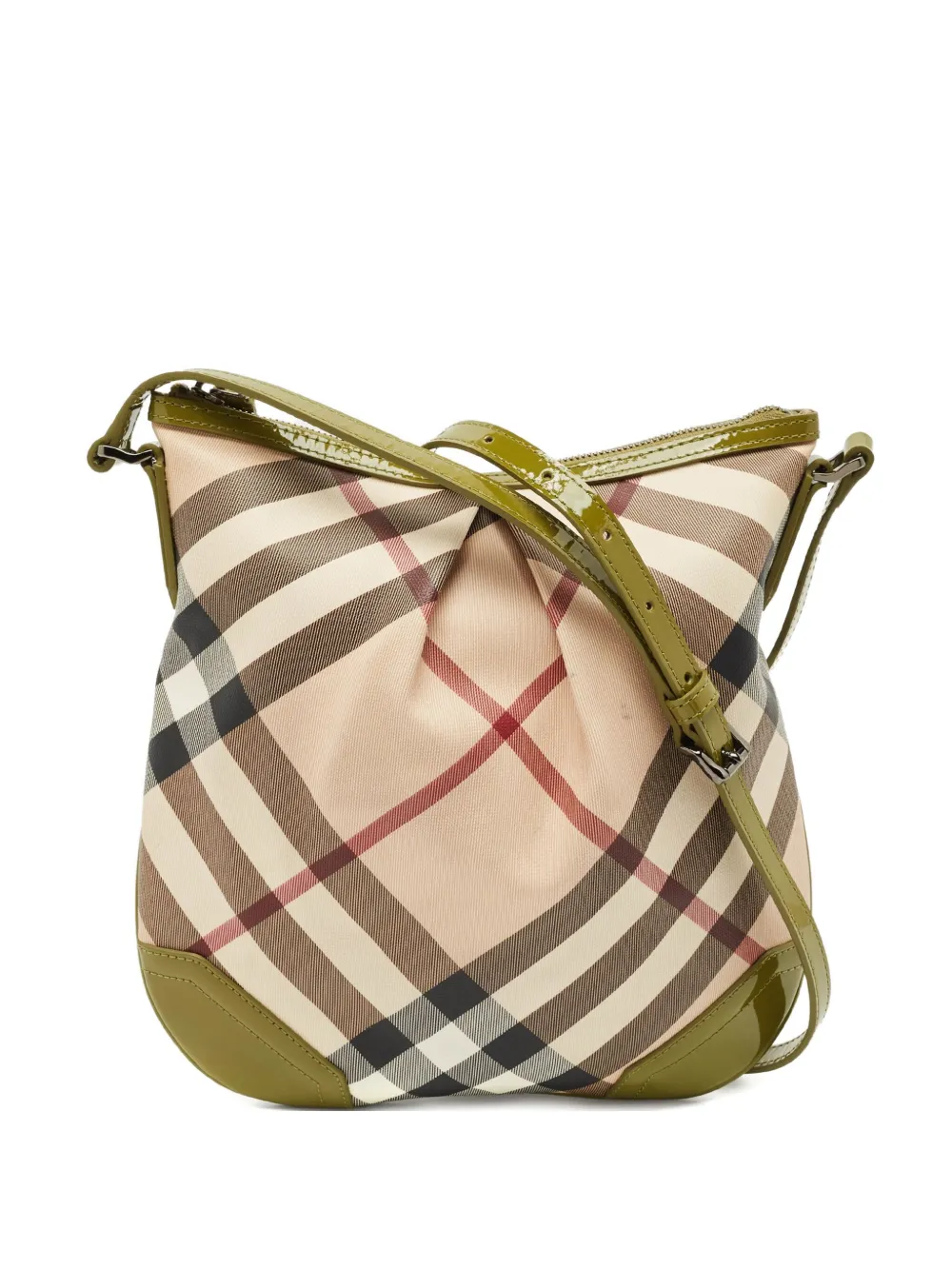 Pre-owned Burberry Dryden Cross Body Bag In Neutral