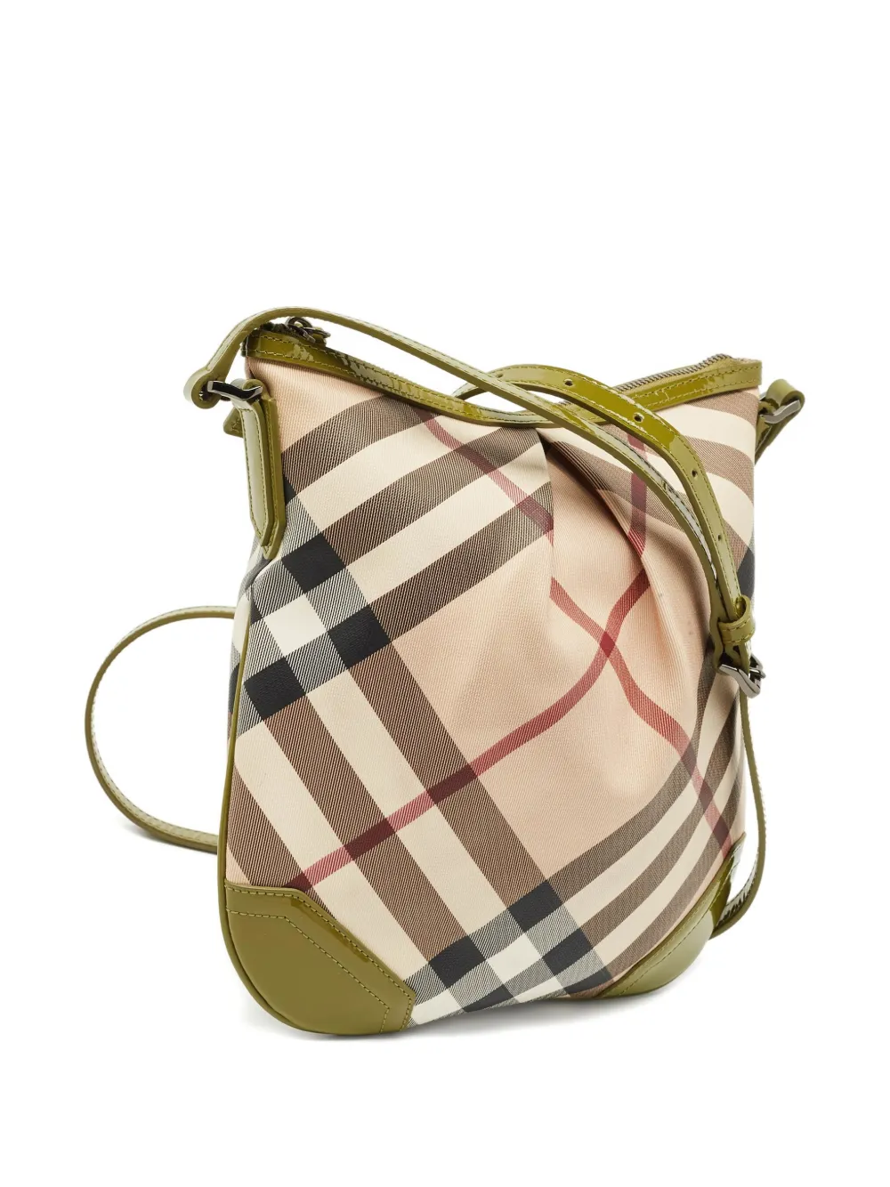 Pre-owned Burberry Dryden Cross Body Bag In Neutral