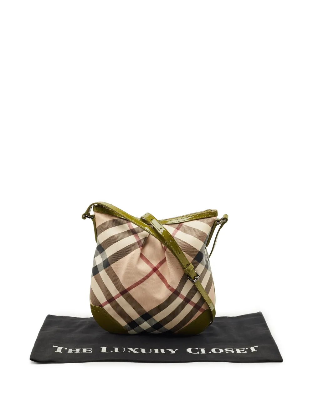 Pre-owned Burberry Dryden Cross Body Bag In Neutral