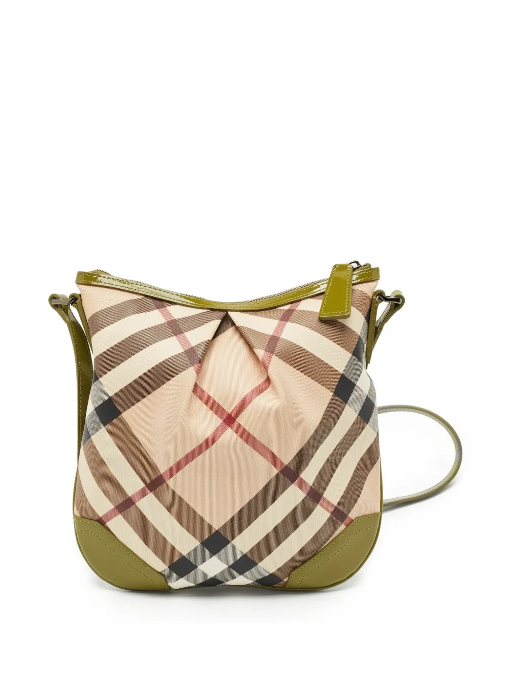 Pre-owned Burberry Dryden Cross Body Bag In Neutral