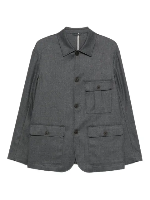 Emporio Armani wool-blend shirt jacket