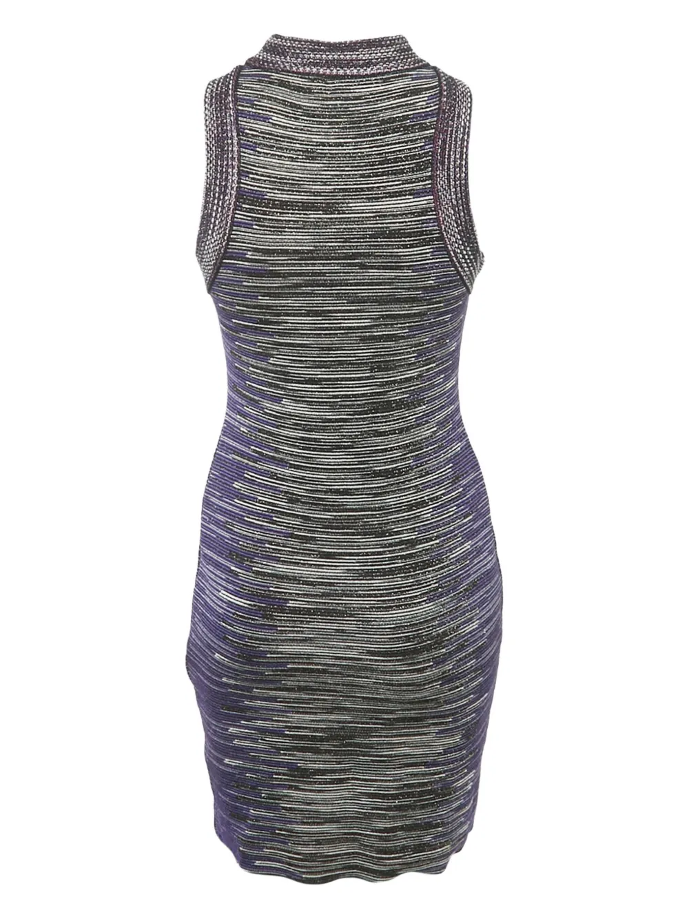 Missoni Pre-Owned Lurex midi-jurk met zigzag patroon - Paars