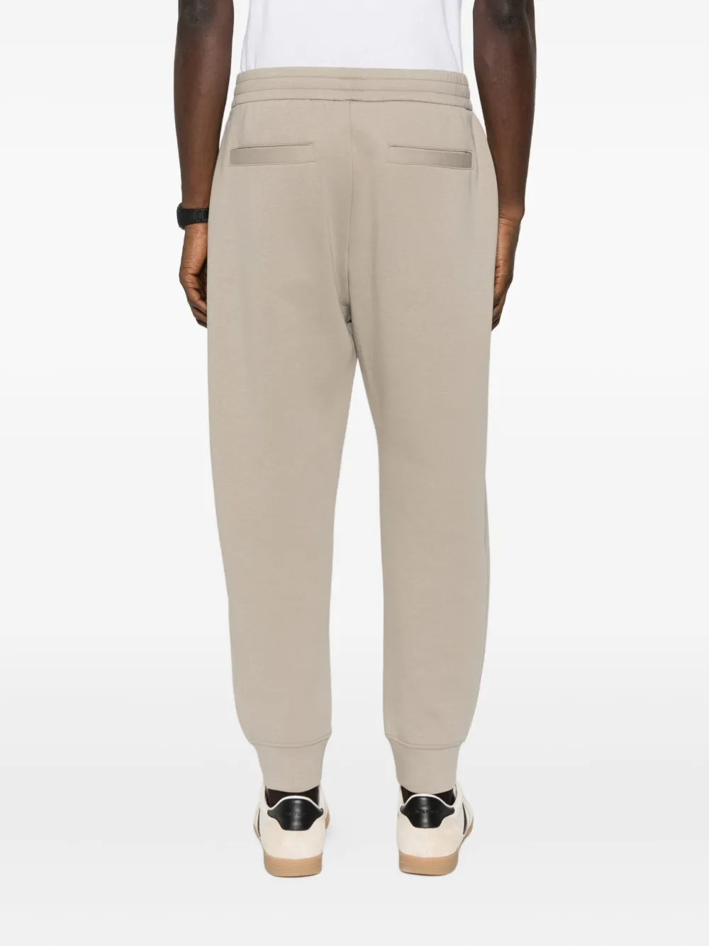 Emporio Armani Trainingsbroek met geborduurd logo Beige
