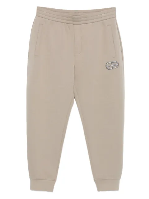 Emporio Armani logo-embroidered track pants