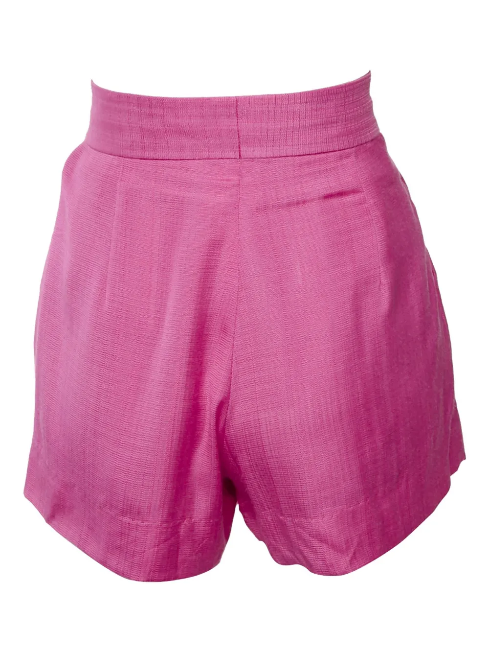 SANDRO Geplooide shorts van crêpe - Roze