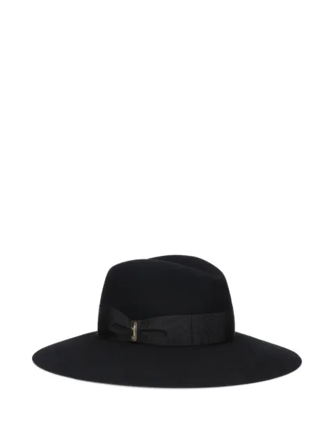 Borsalino fine wool felt ribbon hat
