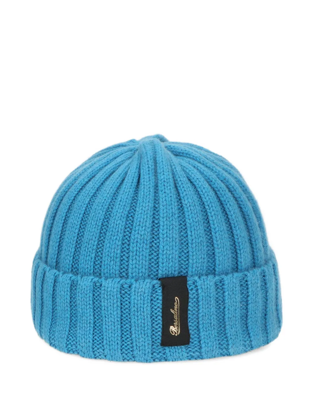 Borsalino ribbed cashmere beanie | Blue | Image 1