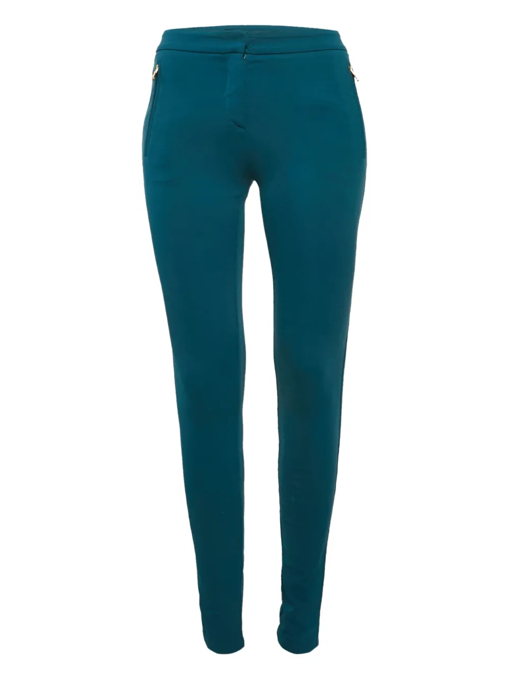 Pre-owned Roberto Cavalli Zip-fly Skinny Trousers In Blue