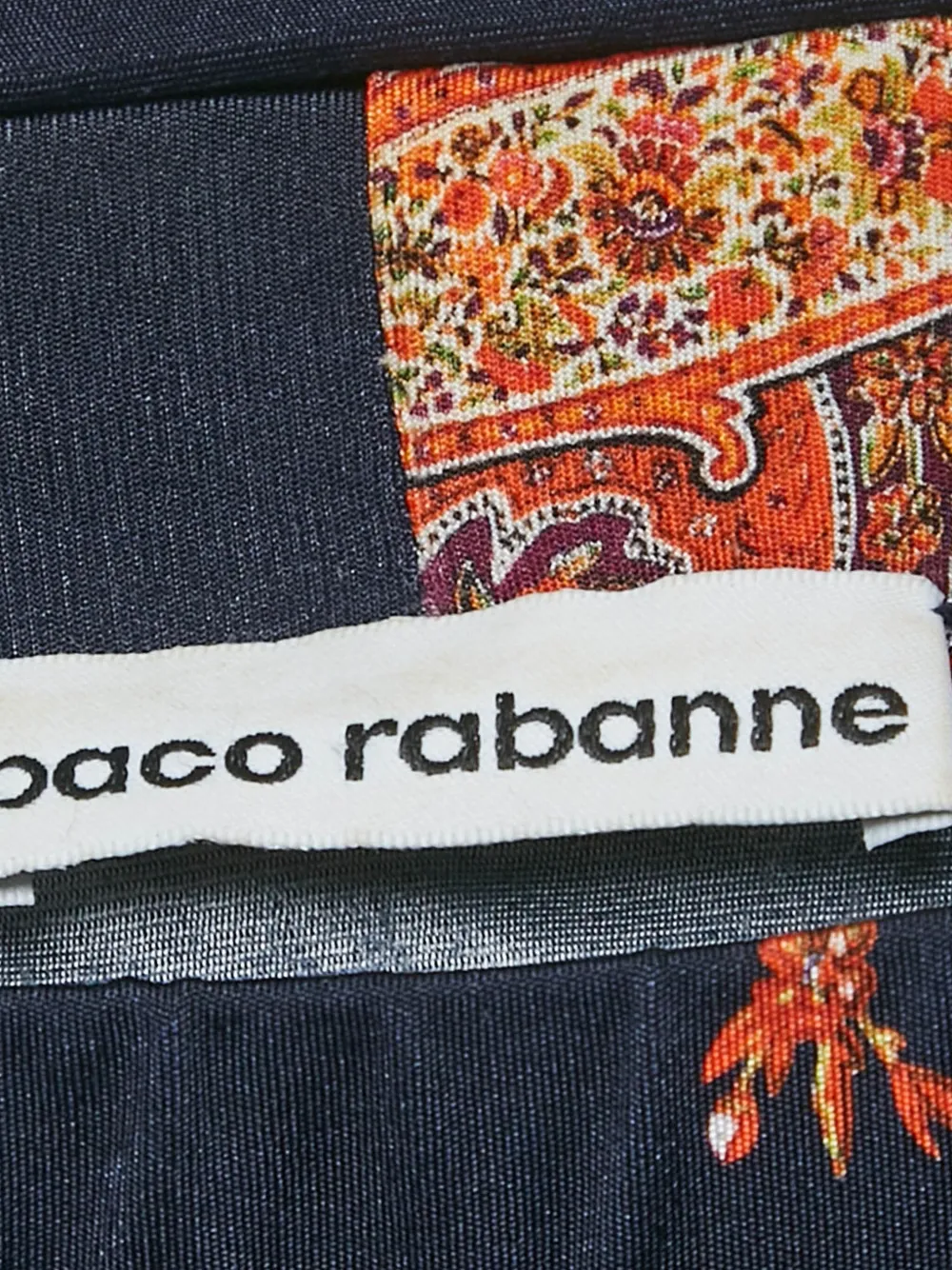 Paco Rabanne Pre-Owned Rok met paisley-print - Blauw