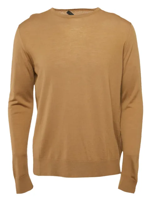 Prada Pre-Owned fine-rib crew-neck sweater