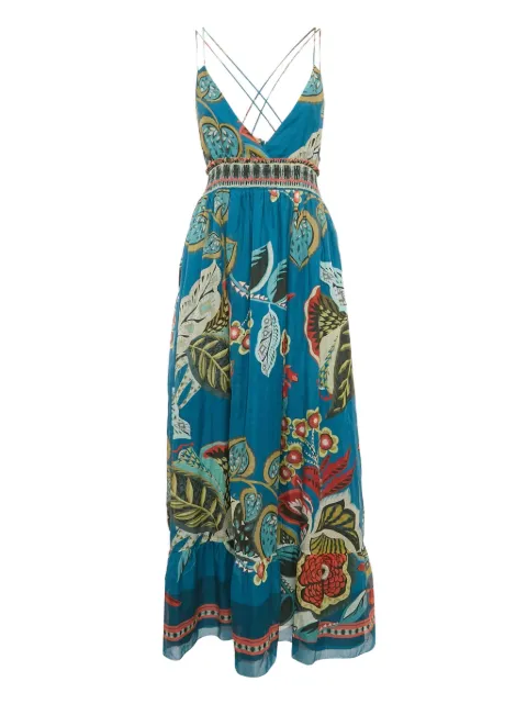 RED Valentino floral-print midi dress