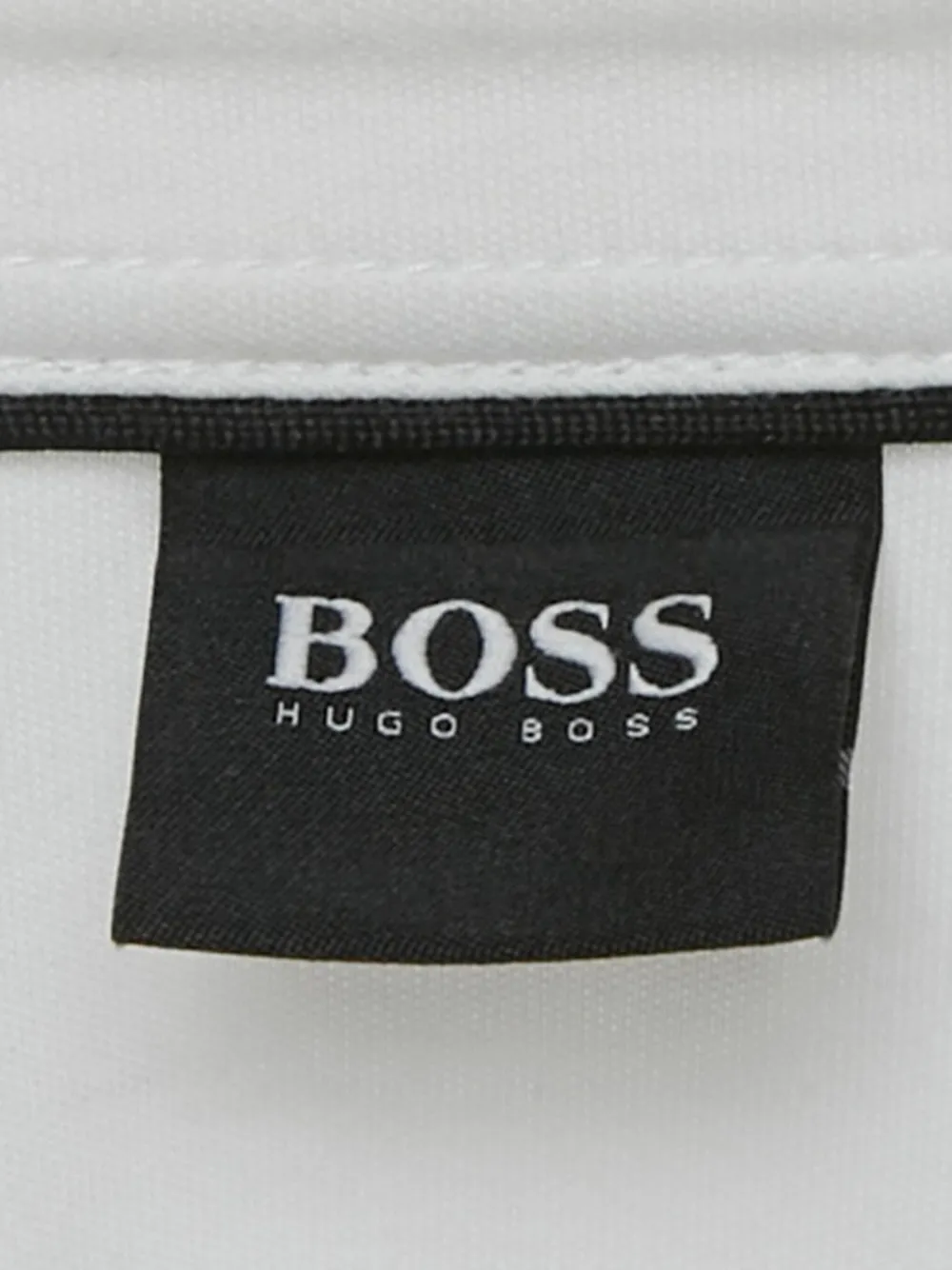 Pre-owned Hugo Boss Long-sleeve Polo Shirt In White