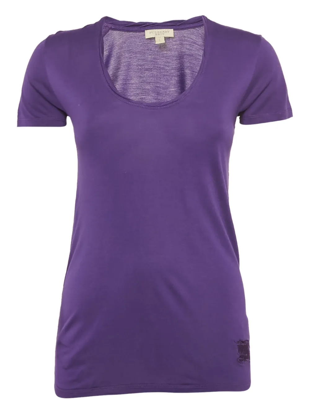Burberry Pre-Owned 2000s scoop-neck jersey tee - Violett