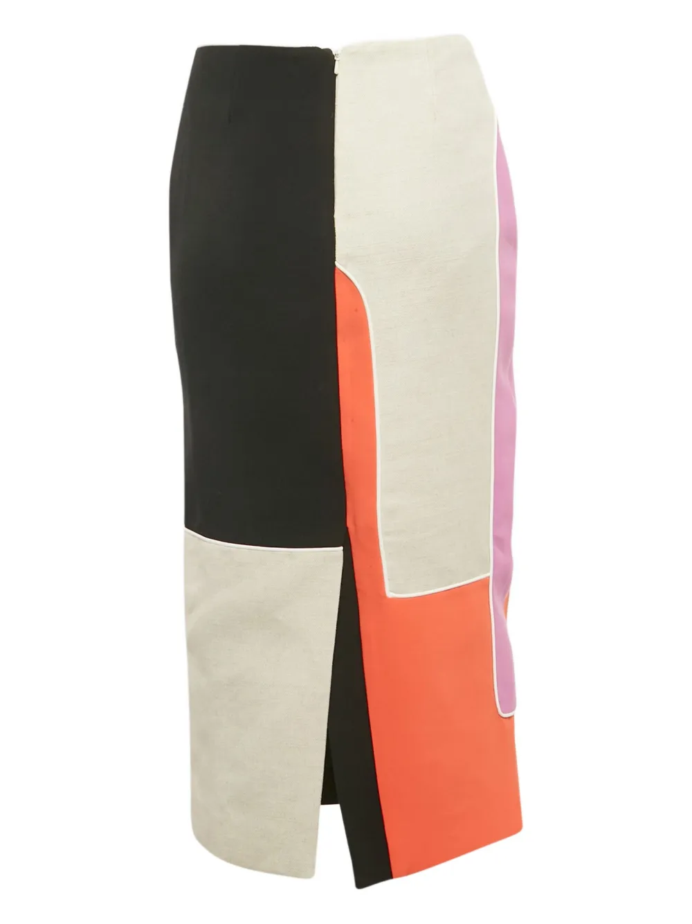 Roksanda Kokerrok met colourblocking - Beige