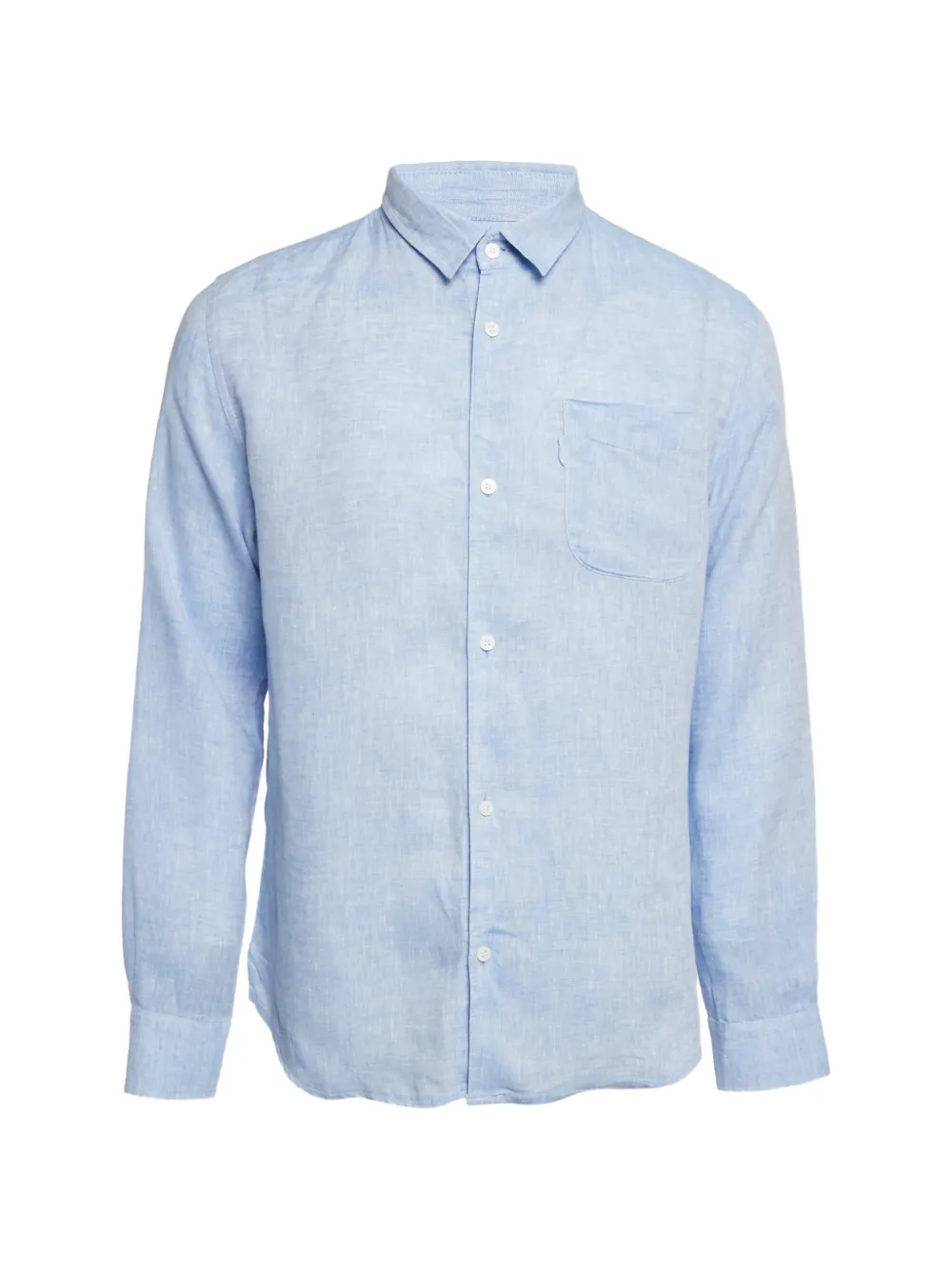 Derek Rose Camicia in lino - Blu