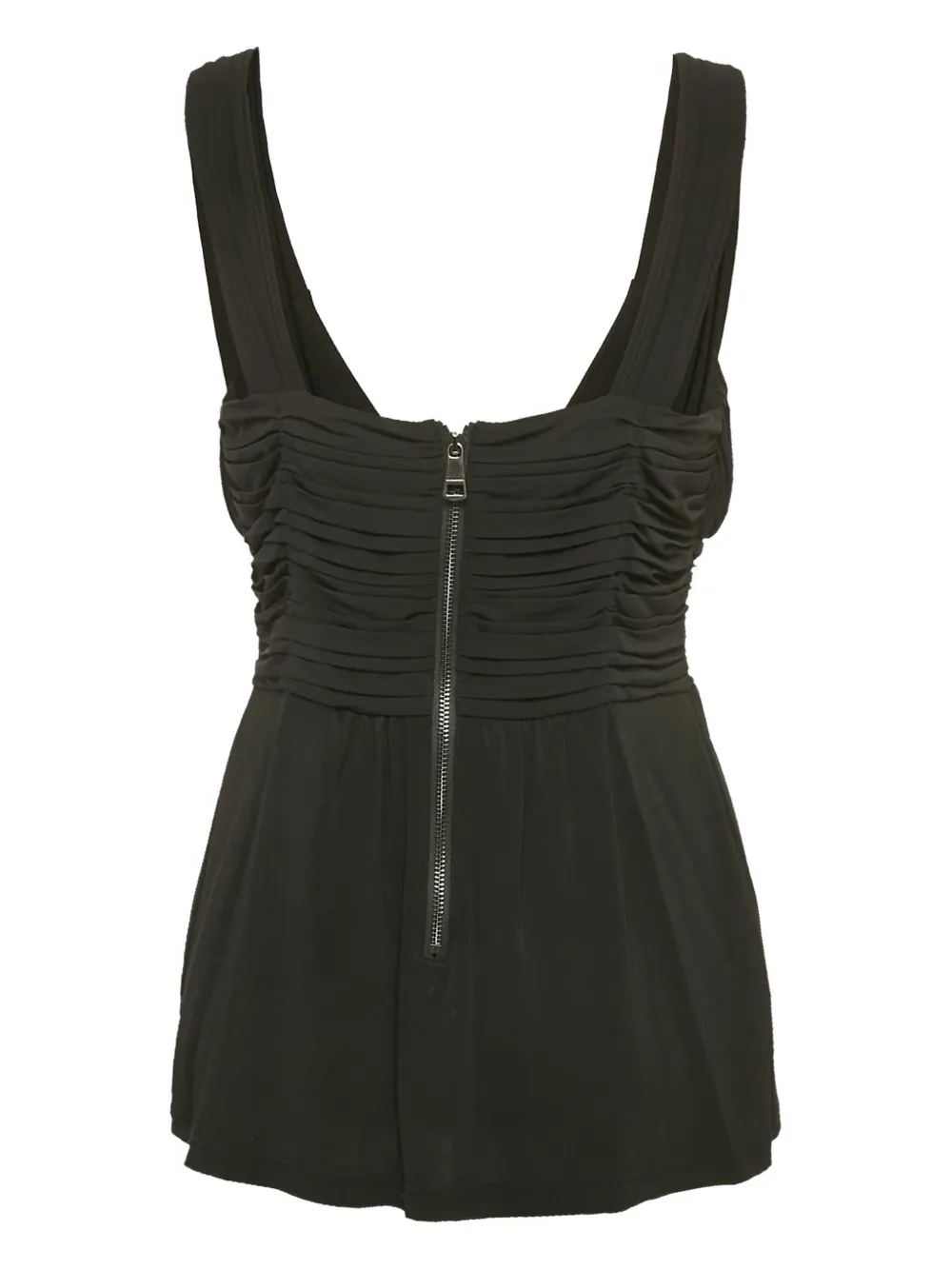 Burberry Pre-Owned top drapeado con cierre | Image 2