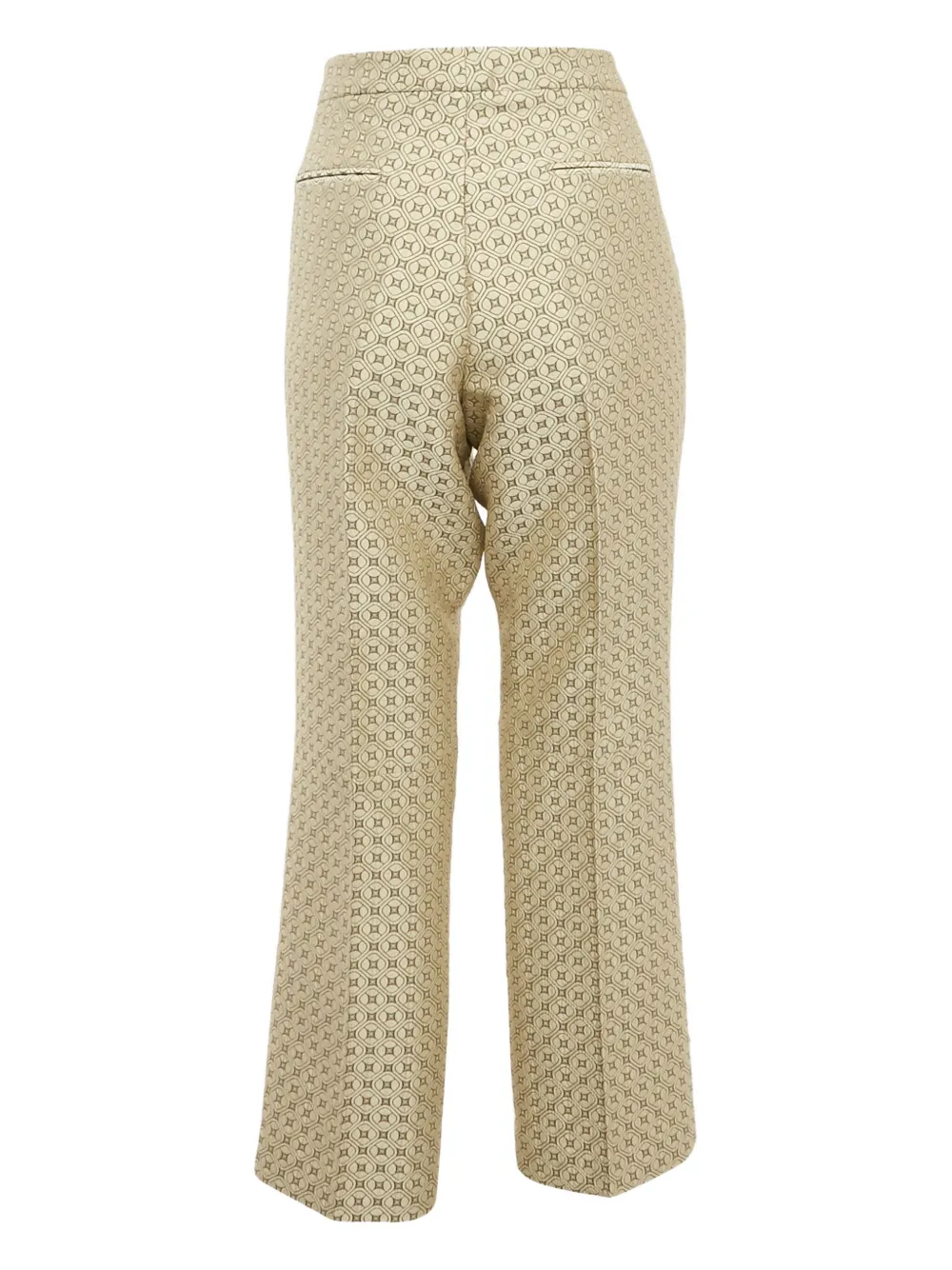Etro Pre-Owned Broek met jacquard - Beige