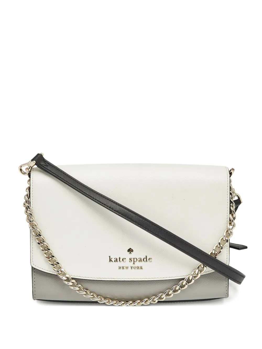 Kate Spade Marsupio in pelle con logo goffrato - Bianco