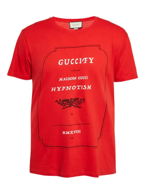 Gucci Pre-Owned playera con estampado gráfico