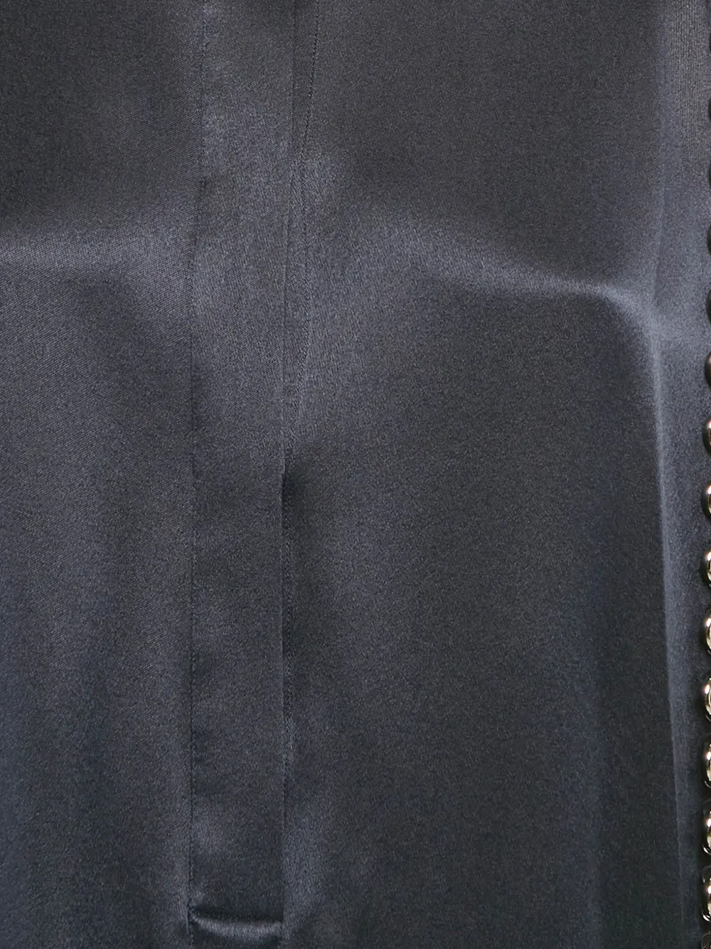 Loewe Pre-Owned Satijnen blousejurk met kettingdetail - Blauw