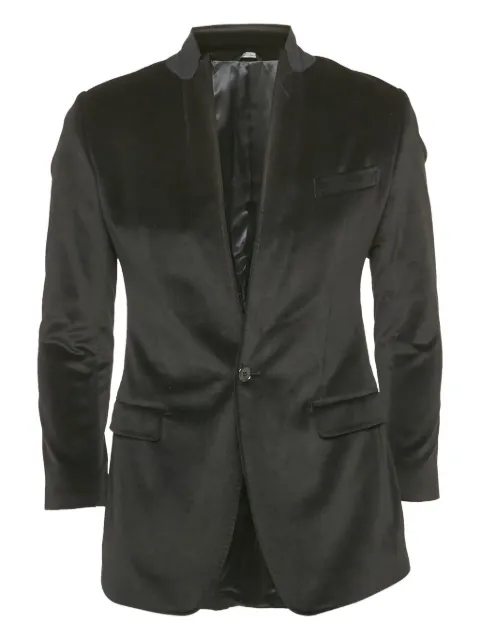 Dolce & Gabbana Pre-Owned velvet single-breasted blazer