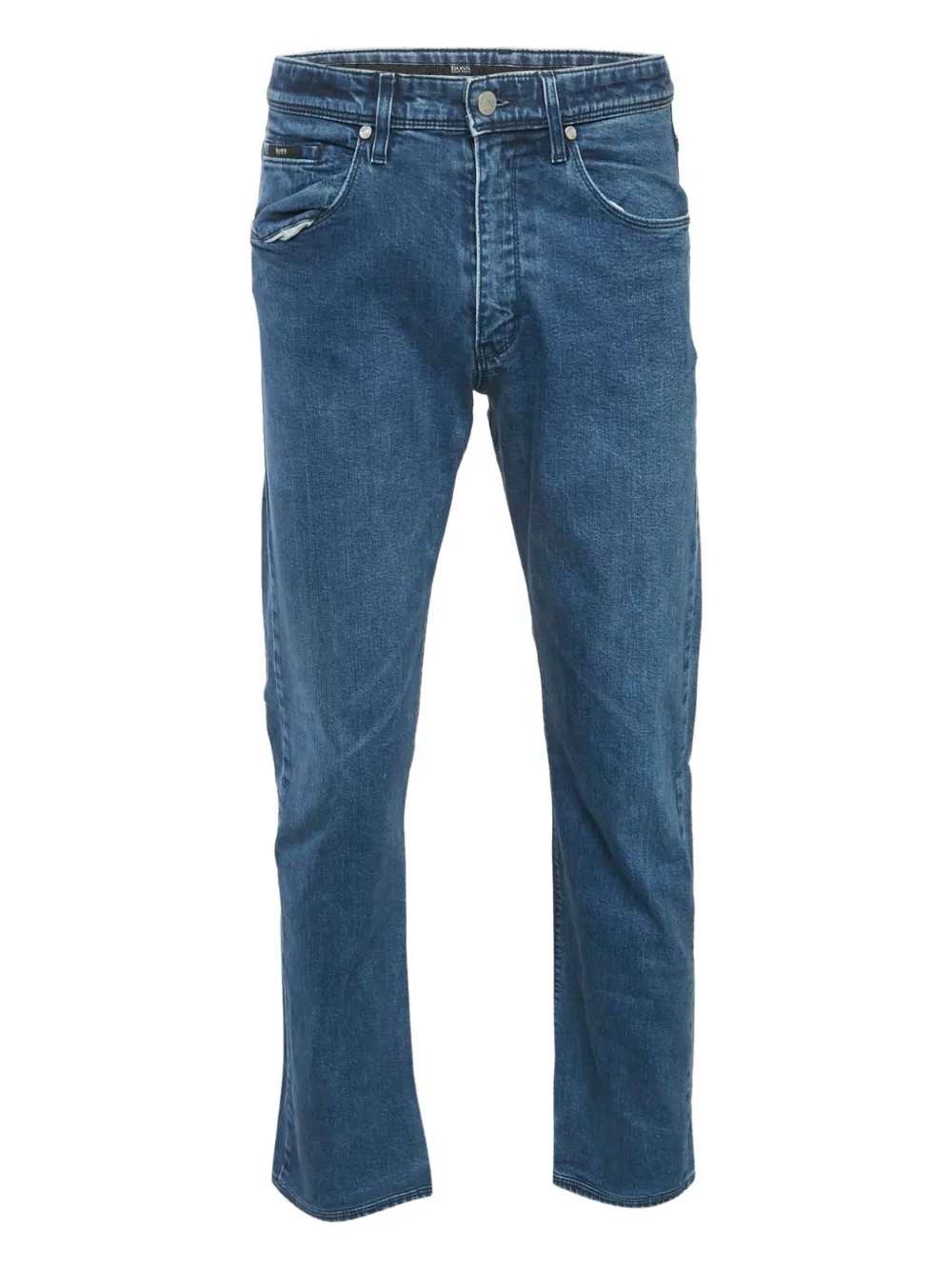 Pre-owned Hugo Boss Straight-leg Jeans In Blue