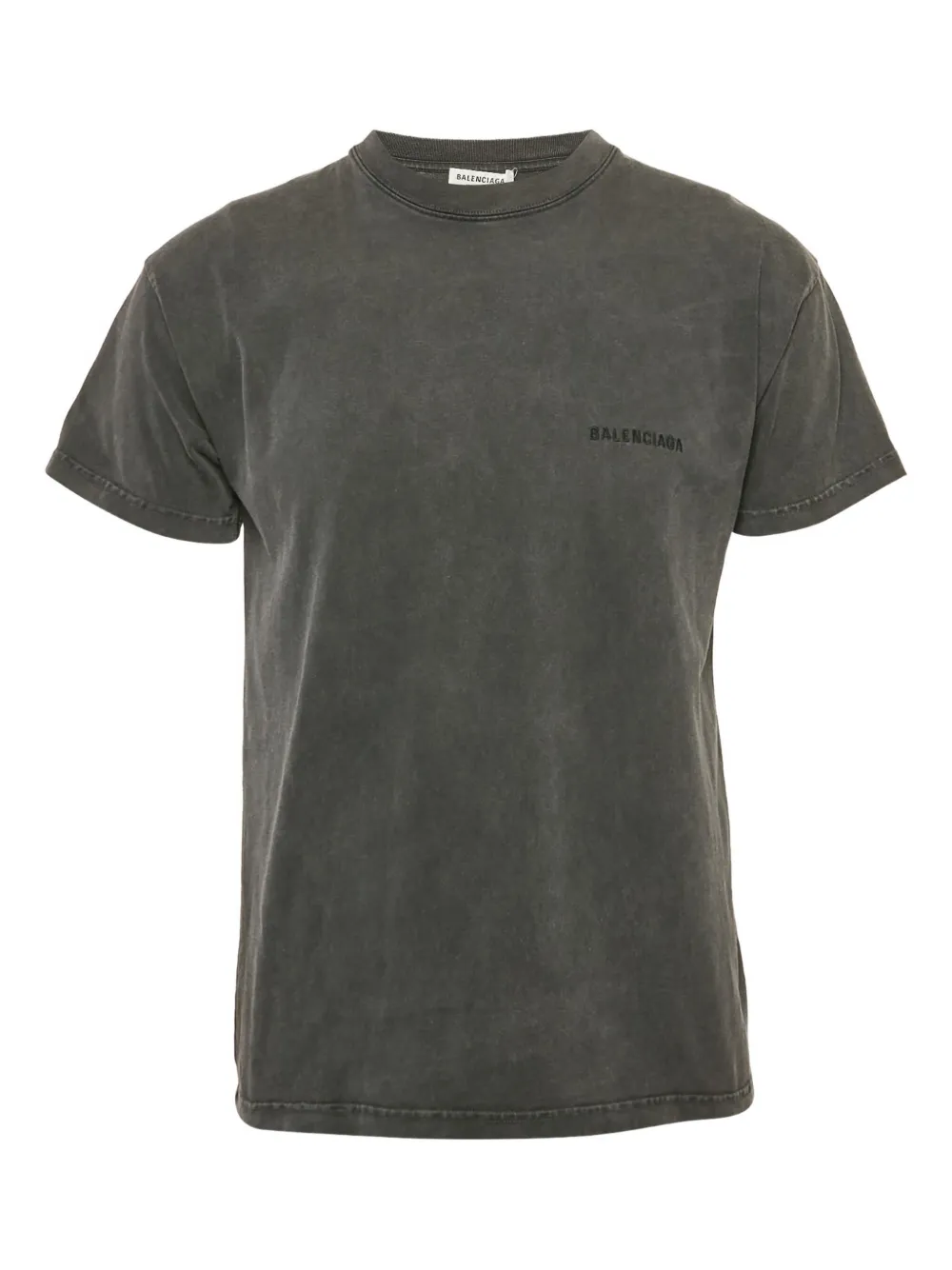 Balenciaga Pre-Owned playera con logo bordado | gris | Image 1