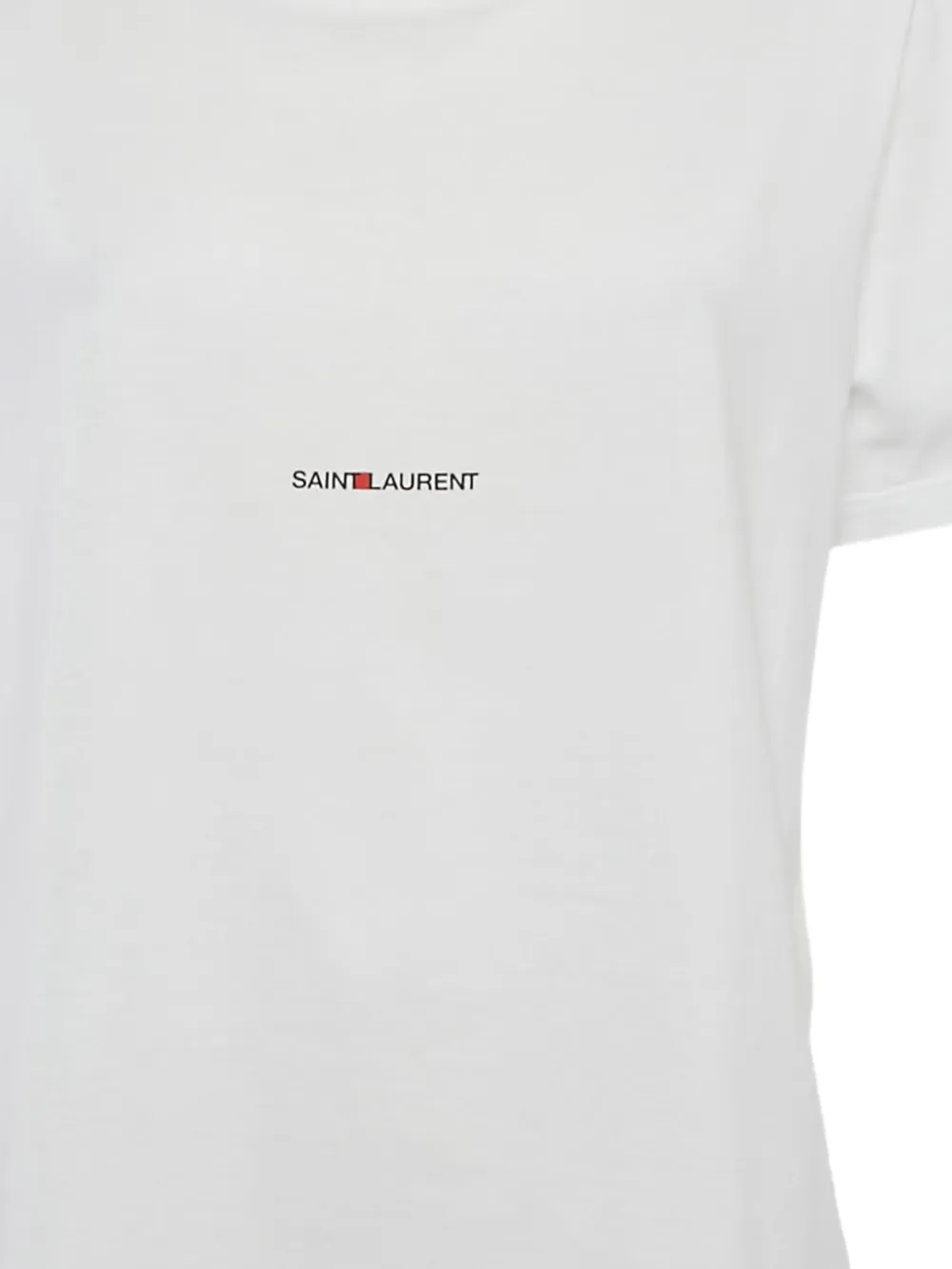 SAINT LAURENT Pre-owned Logo-print T-shirt In White