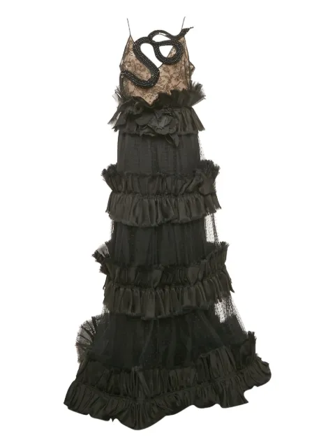 Gucci Pre-Owned vestido de fiesta con mostacillas