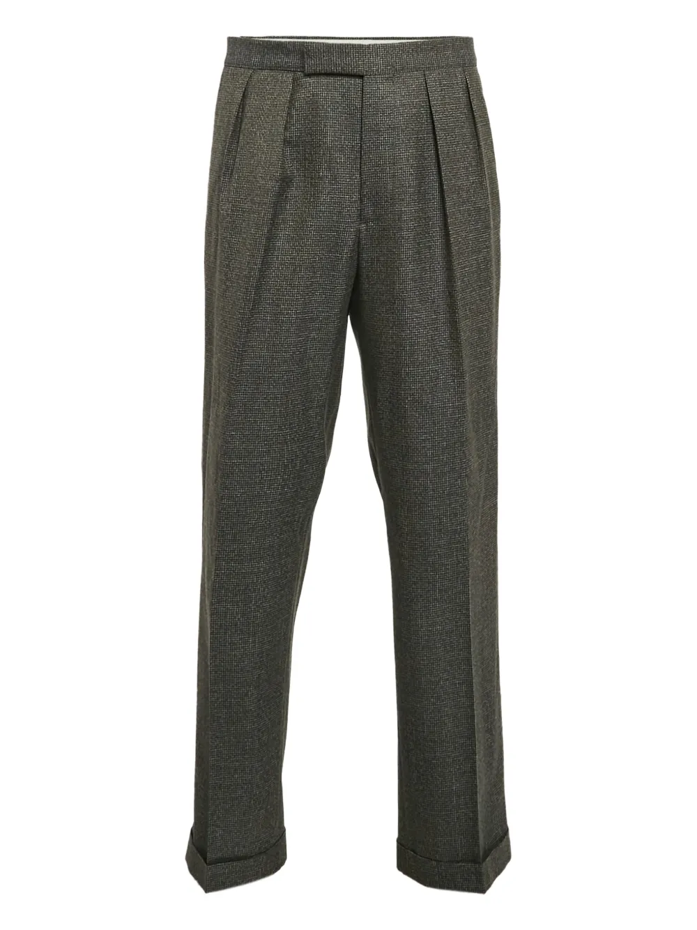Etro Pre-Owned pleated wool trousers | Black | Image 1