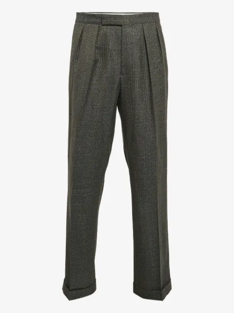 Etro Pre-Owned pleated wool trousers
