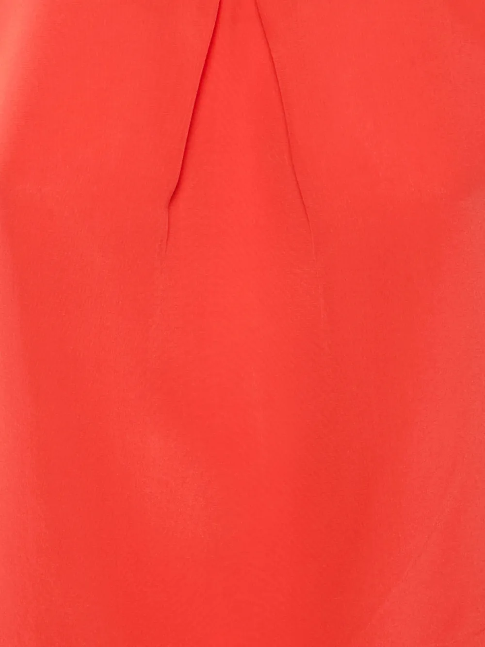 SANDRO Pre-owned Metallic-trim Silk Top In Red