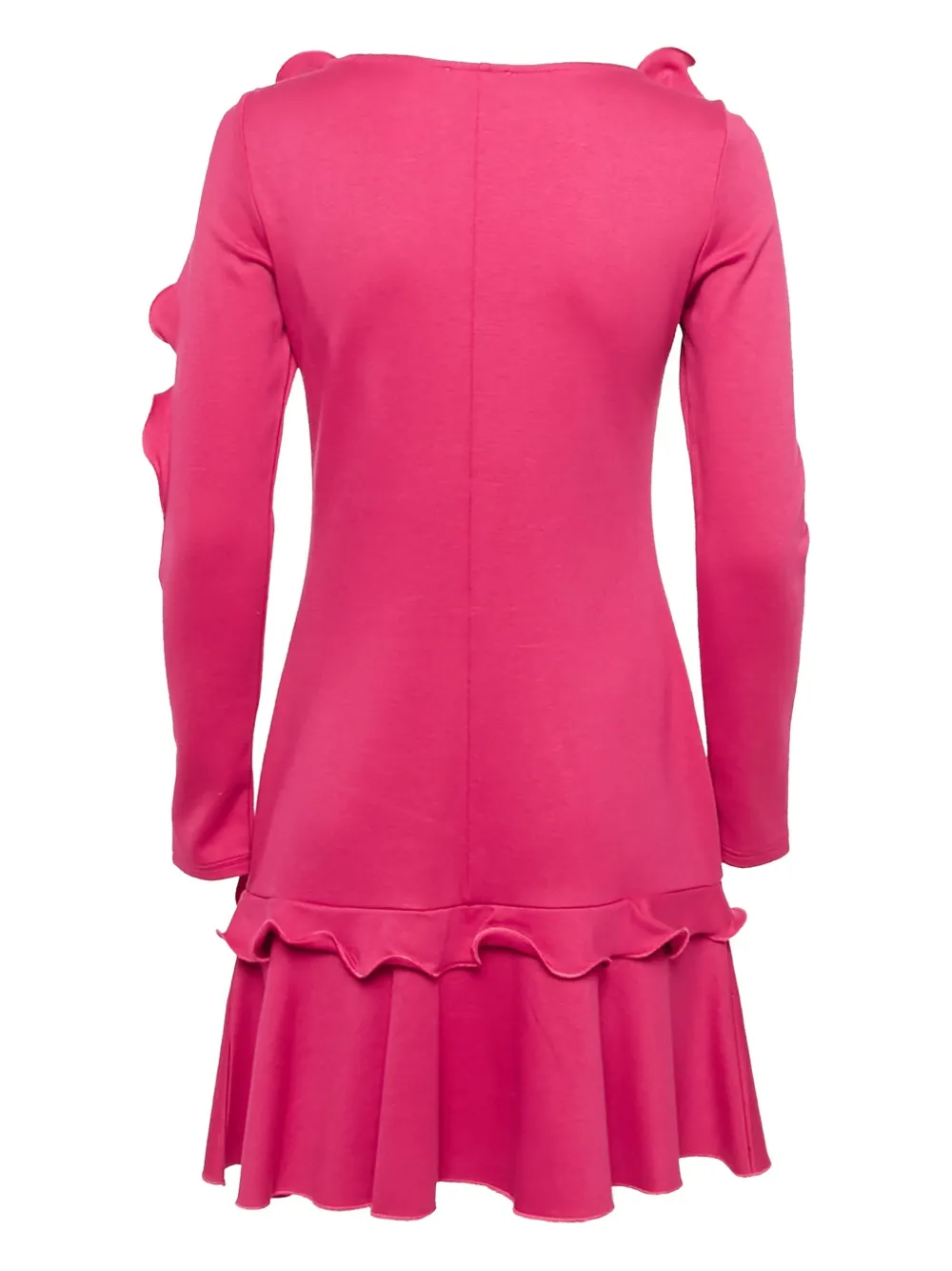 RED Valentino Jurk met fladderstrik afwerking - Roze