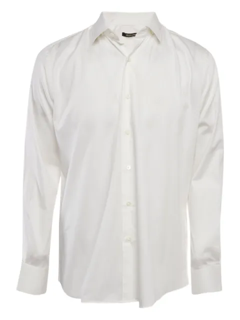 Roberto Cavalli Vintage Camicia con logo ricamato