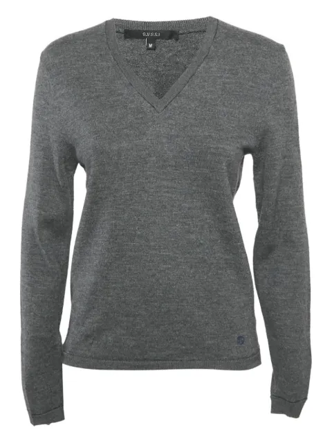 Gucci Pre-Owned V-neck wool sweater