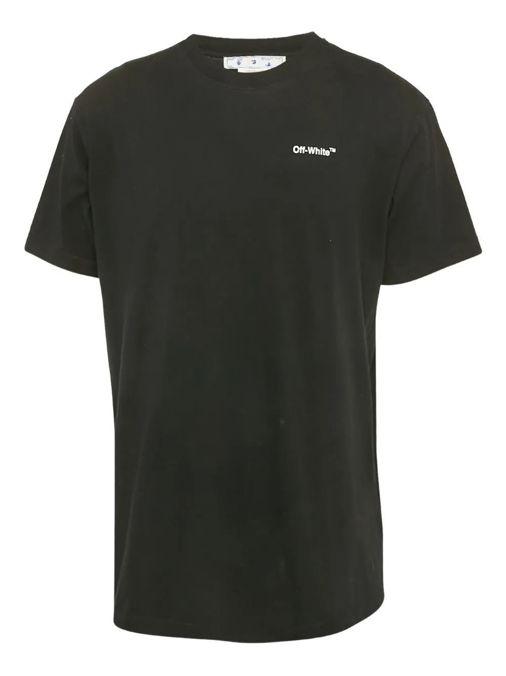Off-White Pre-Owned playera de algodón con logo estampado | negro | Image 1